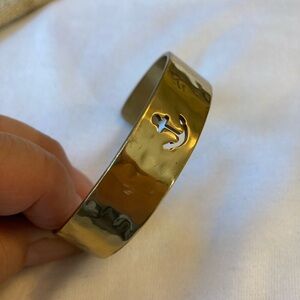 Rustic Cuff Anchor Cut Out Cuff Bracelet